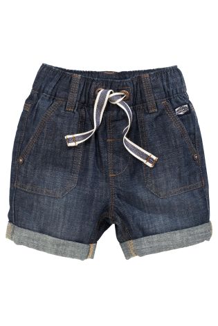 Dark Blue Workwear Denim Shorts (3mths-6yrs)
